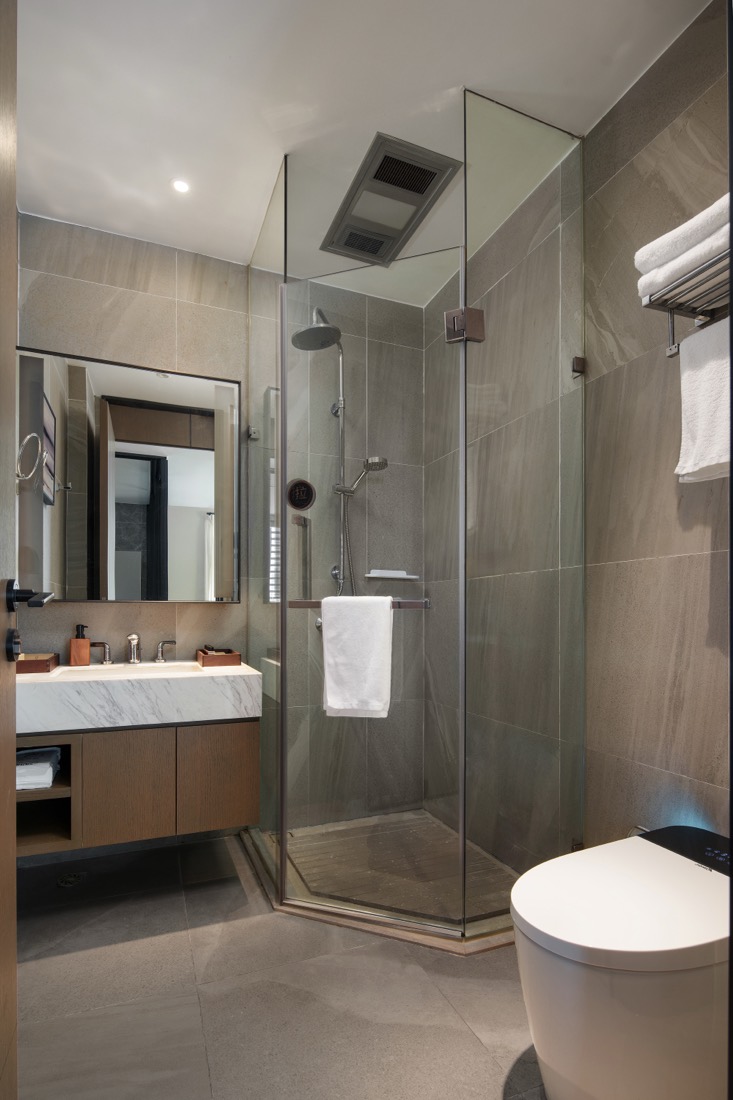 Marble bathroom