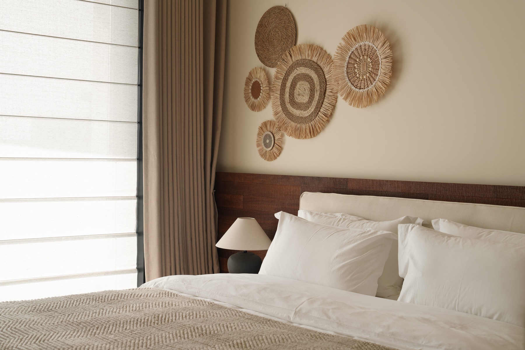 Riverfront terrace suite bedroom